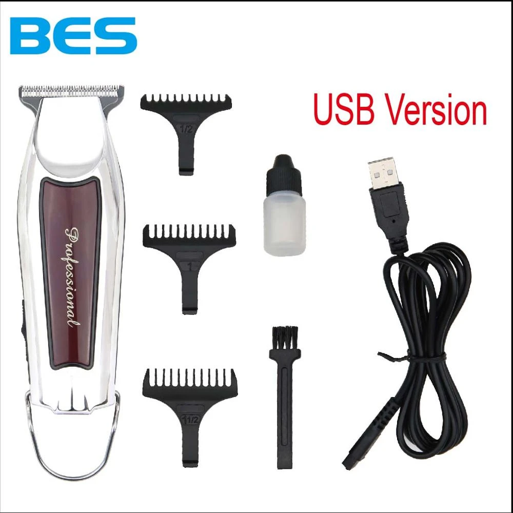 BES-9220 Hot Sale New Barber Professional Hair Trimmer  Cordless  Rechargeable  Battery Electric Hair Clipper
