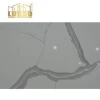 Best price white square artificial calacatta quartz stone for kitchen table