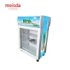 Best sale display cooler front and back glass door table top refrigerators