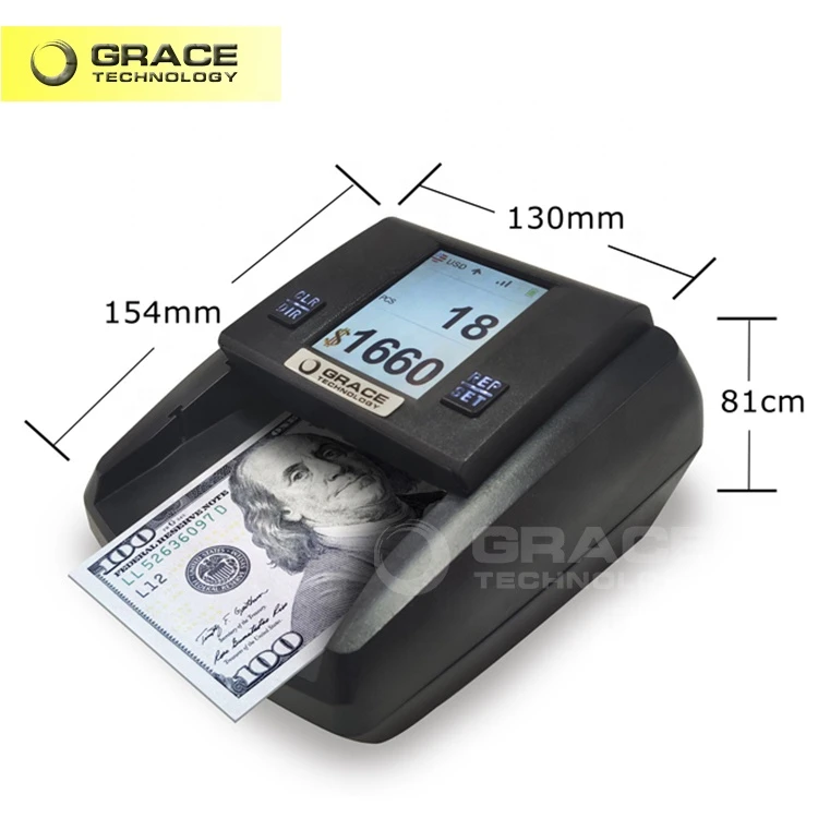 Bill Checker Currency Counterfeit Banknote Detector Manufacturer EURO USD Money Detector Fake UV Money Detector