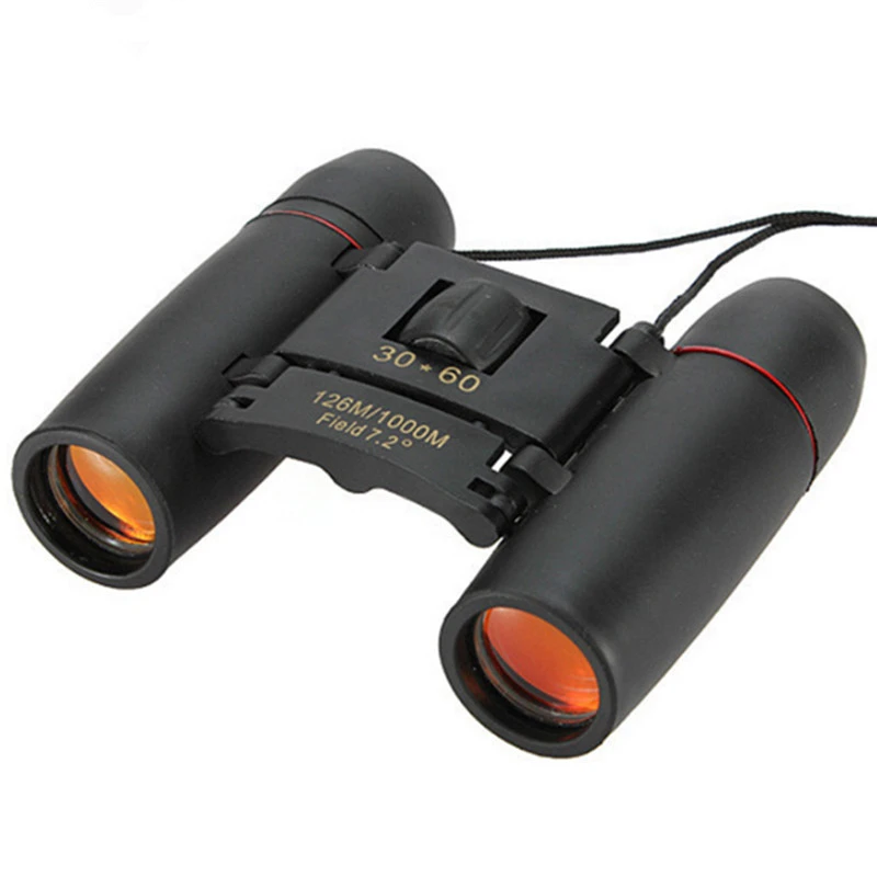 Binoculars Professional BAK4 Telescope 30x60 High Power Spyglass For Hunting Telescope Eyepiece Zoom Lens Light Night Vision