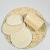 Biodegradable Nature Loofah For Hotel Amenities/ Bath Disposable Loofah Sponge Scrubber Brush Close Skin