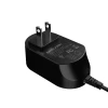 Black power adapter 5v 5.9v 9v 12v 15v 24v 1.5a 2.0a 2.4a 1.33a 1.0a 1.25a  power supply with UL CCC VDE BS SAA KC PSE