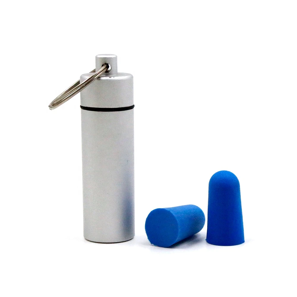 Blue disposable earplugs anti-noise ear plugs