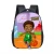 Bookbag Fits 12 Inch Book Bag Sschool Black Boy Print Backpack Afro Brown Kindergarten Kids Back Pack Custom School Bag for Boys