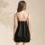 Import Brand new mature women high quality satin short nightgown from China