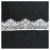 Import Bridal Wedding Veil Lace Trim Black White Eyelash French Lace trim 6.5cm wide from China