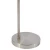 Import Brushed nickle metal base fabric shade arc fish standing floor lamp from China