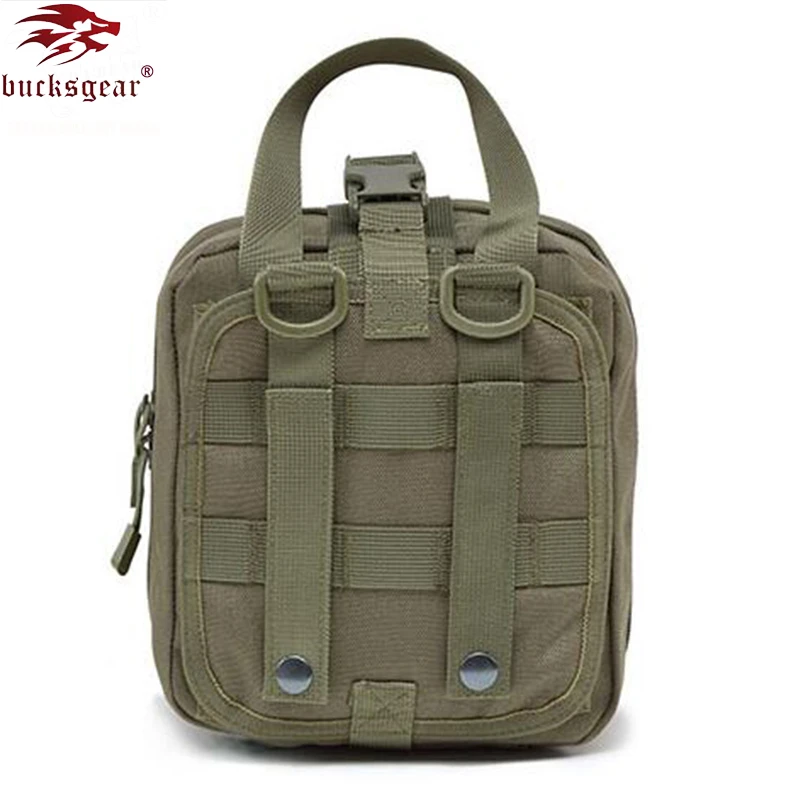 Bucksgear factory wholesale military first aid kit molle tactical medical pouch hunting survival pack army first aid kit bag