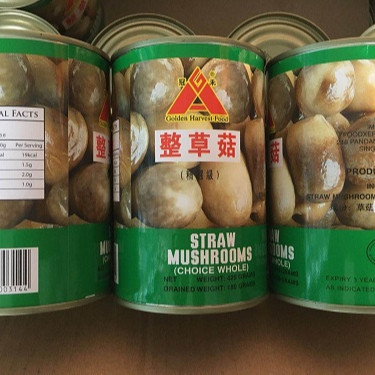 Canned whole mushroom in canned vegetables