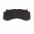 Import car disc D1526 front rear Brake Pad with carbon ceramic from China