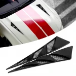 Car Exterior Decoration Car Hood Stickers Black Universal Side Air Intake Flow Vent Cover Decorative Car-styling