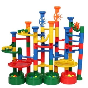 CE certification obtained factory supply educational kids toys magnetic blocks with marble run