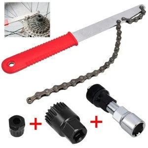 chain wrench manual tool Flywheels disassembly tool Pull code centre shaft bicycle tool set