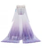 Cheap New Arrival Girls Fancy Long Sleeve White Cosplay Costume Party Princess Movie Frozn 2 Elsa Dress with Cape