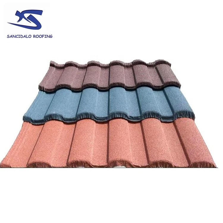 Cheap price high quality metal roofing tiles build materials stone coated roofing tiles for sell