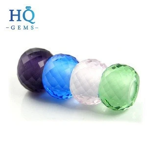 Cheap Price Large Hole Faceted Crystal Loose Beads For DIY Jewelry