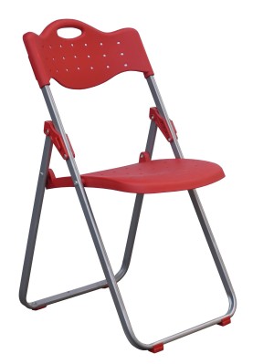 Cheap Walmart Resin Plastic Metal White Outdoor Folding Chair with Writing Pad for Sale