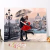 CHENISTORY DZ1011 Painting By Numbers Lovers Picture On Canvas With Frame For Adult For Kits