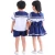Import children kindergarten designs sailor style boys and girls school uniform from China