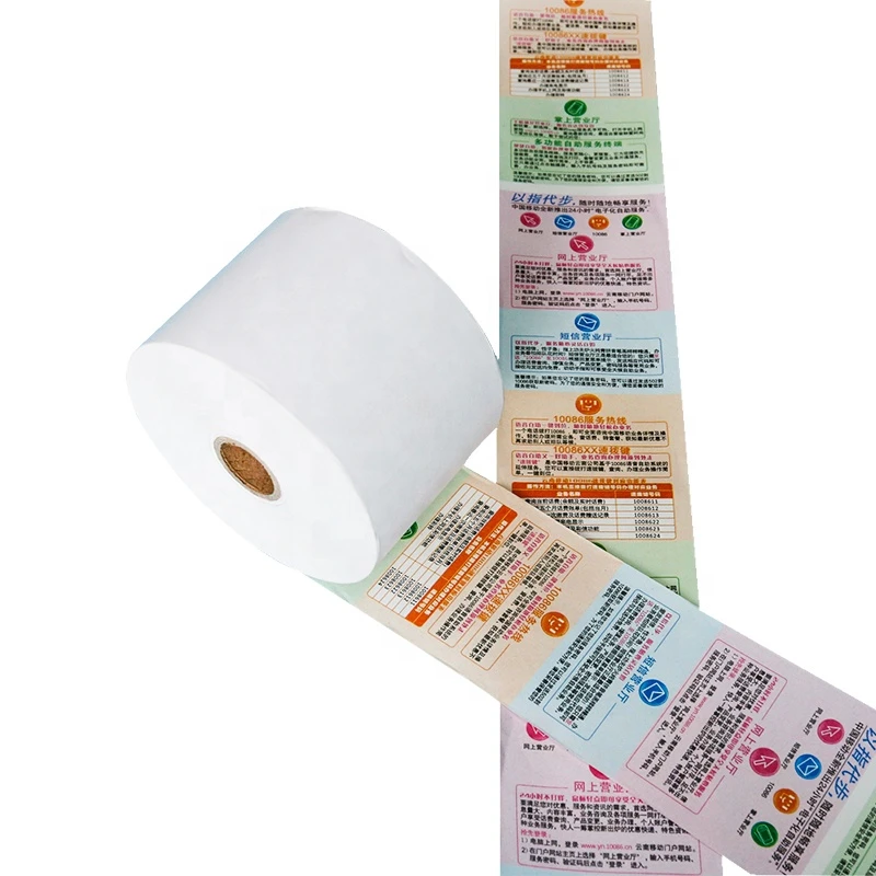 China 80x80mm 57x50mm Paper factory payslip ultrasound thermal paper