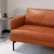 Import China custom fashion first layer cowhide genuine leather sofa Retro sofa cow leather sofa from China