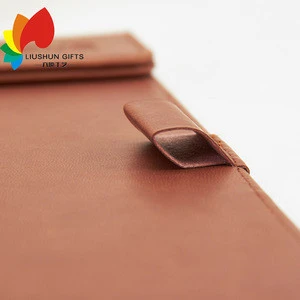 china factory PU leather office meeting magnetic clipboard /file paper clipboard