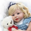 China Manufacturer Alive Real Looking 29 Inch 70cm Soft Silicone Girls Princess  Doll