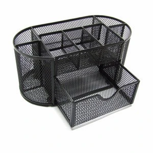 China manufacturer wholesale suppliers Office supply colorful file document desktop metal wire mesh desk organizer