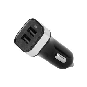 China supplier car accessories car charger dual usb ports 5v 2.4a/3.4a,mini car charger for most mobile phone