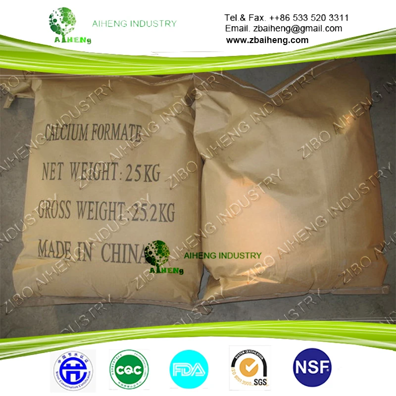 china supplier free samples chemicals of best manufacturer made in China ZiBo raw material Calcium Formate