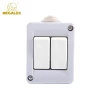 China Supplier Standard Size White Abs Plastic Electrical Box Switch