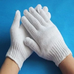 China wholesale cotton knitted safety gloves