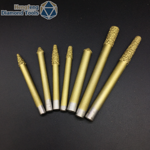 Chinese CNC router machines diamond stone carving engraving tools bits