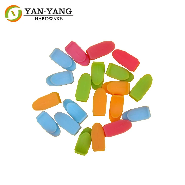 Chinese Factory Supply Paper Clip Colorful Plastic Lunar Clips  Plastic File Binding Glide Clip