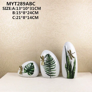 Chinese handmade ceramic vase pots painting interior ornament table decoration centerpieces