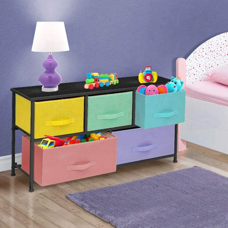 Chinese Suppliers Furniture Sets Steel Frame Flat Box Drawer Type Cloth Storage Cabinet For Living Room