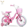 Christmas EN71 Standard bikes for children&#39;s/new model girls pink white toddler bike with doll seat/cheap children bicycles