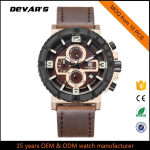 Chronograph Watch Stainless Steel Back Cover Watch Man Watch