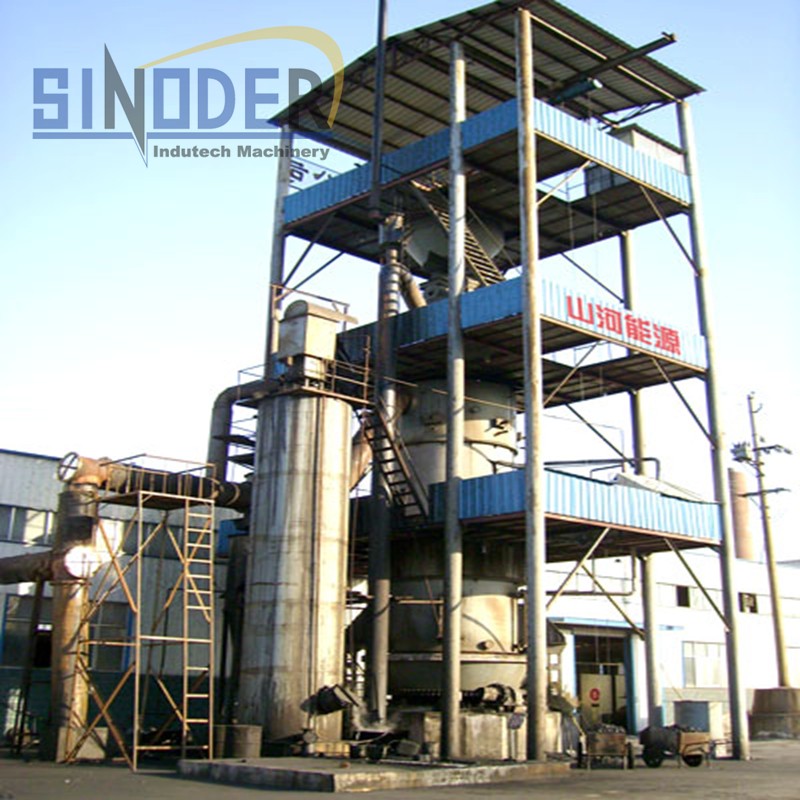 clean Coal gasifier machine Gas melting furnace double stage coal gasifier