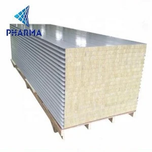 Cleanroom panel insulated fireproof sandwich panels