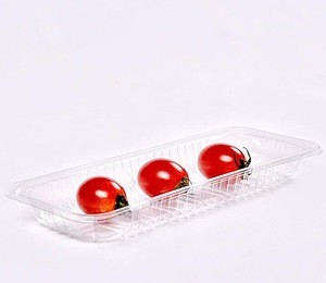 Clear Disposable Cheap Packaging PET Plastic Food Fruit Tray