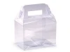 Clear gable favor box packaging box clear plastic box