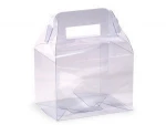 Clear gable favor box packaging box clear plastic box