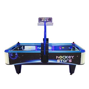 Coin operated air hockey arcade air hockey game machine with electronic score counter