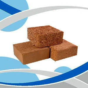 COIR FIBER PITH BLOCK/ COCO PEAT BRICKS/ UNWASHED COCO PEAT BLOCK