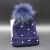 Import colorful Beanie Hat Pompom Knit Cap With Pearls from China