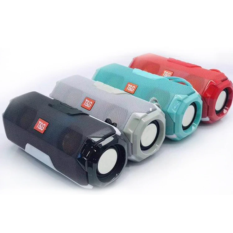 Colorful Subwoofer TG143 10w sound box Support Tf Usb Aux Fm 1200 Mah Portable Speaker Led Mini Wireless Speaker
