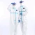 Import Comfortable White Hooded Waterproof Safety Clothing PP+PE Coverall  With  Foot Cover from China