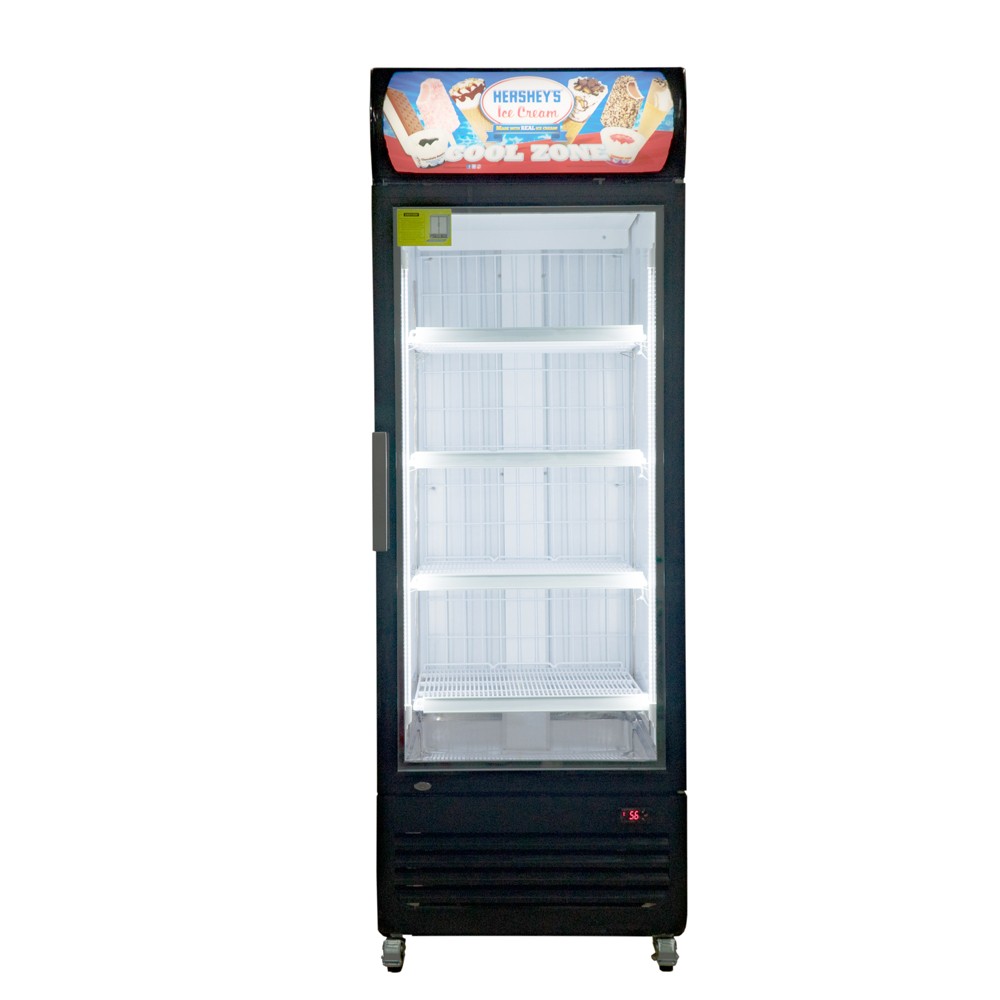 Commercial Cold Store Vertical Refrigerator Merchandise Freezer Gelato Display Freezer
